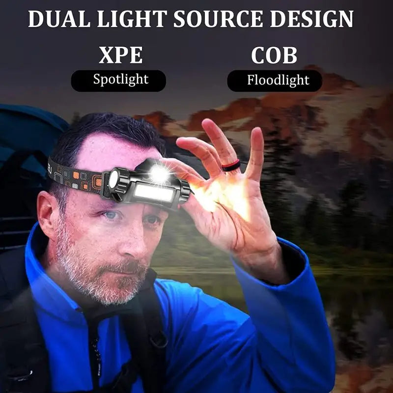 Waterproof Ultra Bright Head Torch Light