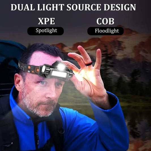 Waterproof Ultra Bright Head Torch Light