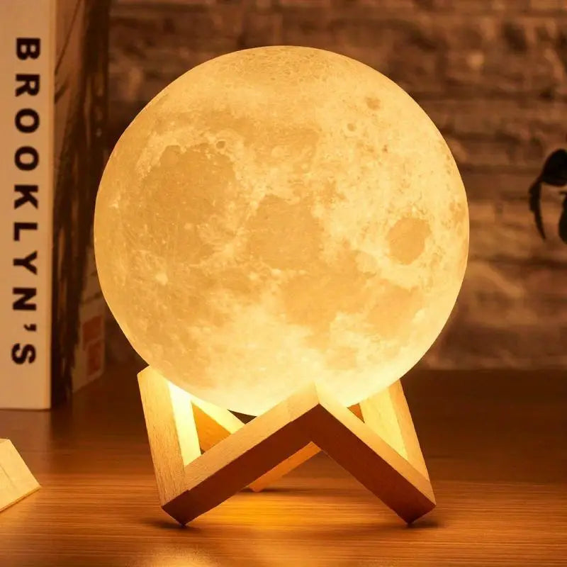 Multicolored Decorative Moon Lamp