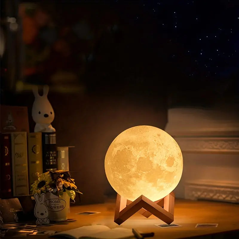 Multicolored Decorative Moon Lamp