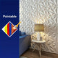 3D Decorative Wall Panels (30*30 CM) (White)