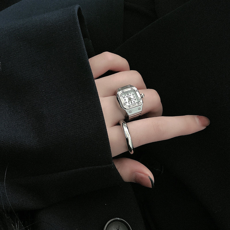 Unique Designed Finger Watch + Ring