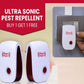 Ultrasonic Pest Repeller for Mosquito, Cockroaches, etc (Pack of 2)