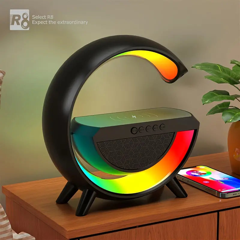 Premium G-Shape Lamp + Speaker + Wireless Charger