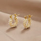 Stylish Gold Plated Pearl Studs & Hoop Earrings (Combo Of 9)