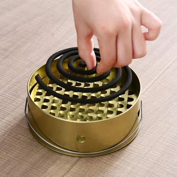 Mosquito Coil Burner Box + Safety Cover