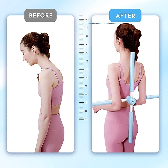 Stainless Steel Posture Corrector Stretching Stick ➕