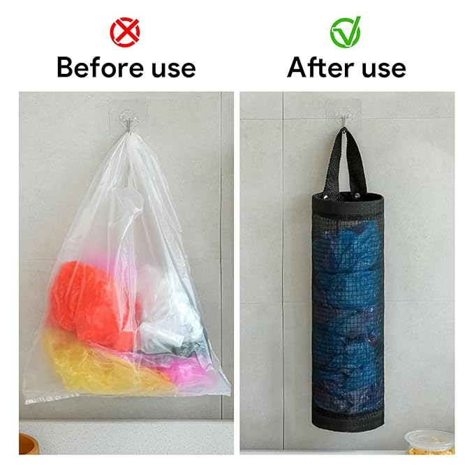 Wall Hanging Garbage Bag Organizer🛍️(Pack Of 2)