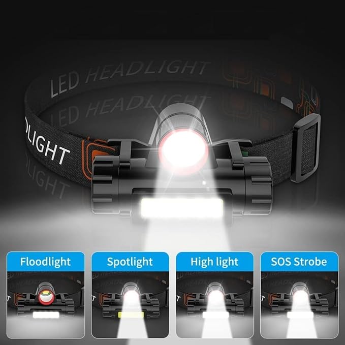 Waterproof Ultra Bright Head Torch Light