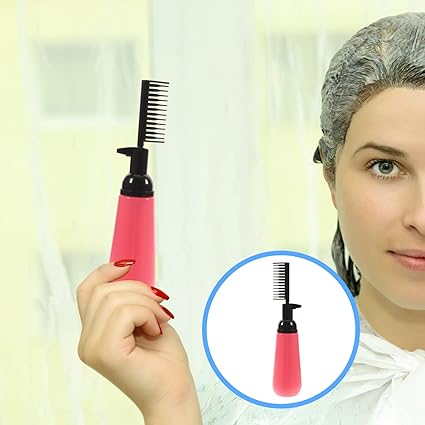 Spa Style Hair Color Bottle + Brush Comb