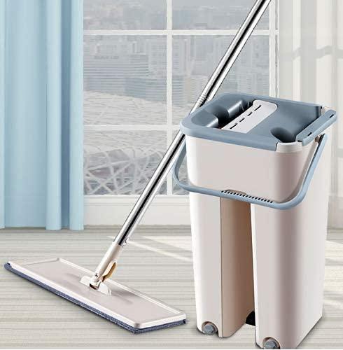 Hands-free Flat Mop + Large Bucket