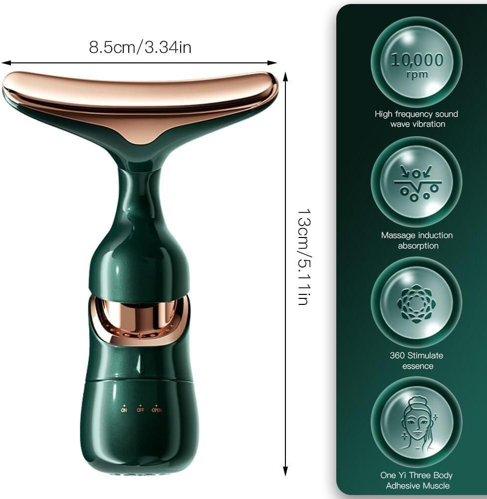 3 In 1 Anti Wrinkles Facial Massager For Skin Care