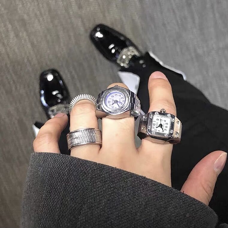 Unique Designed Finger Watch + Ring