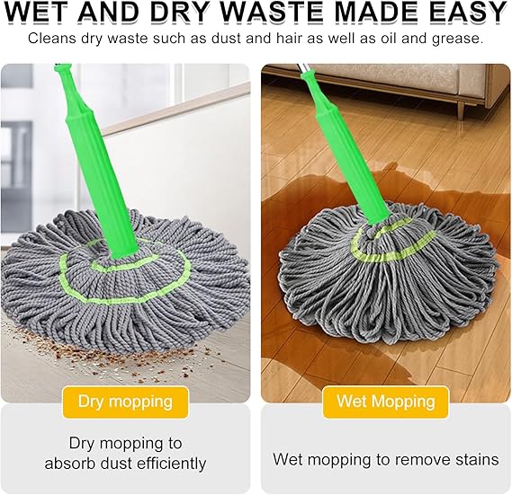 360° Rotation Adjustable Self-wringing Mop🧹