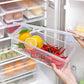 Transparent Fridge Food Storage Boxes (Set Of 3)