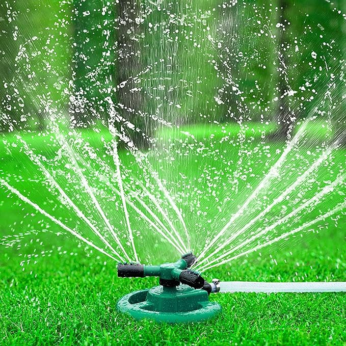 Automatic 360° Rotating Garden Sprinkler