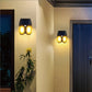 LED Double Bulb Solar Wall light (Pack Of 2)