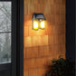 LED Double Bulb Solar Wall light (Pack Of 2)