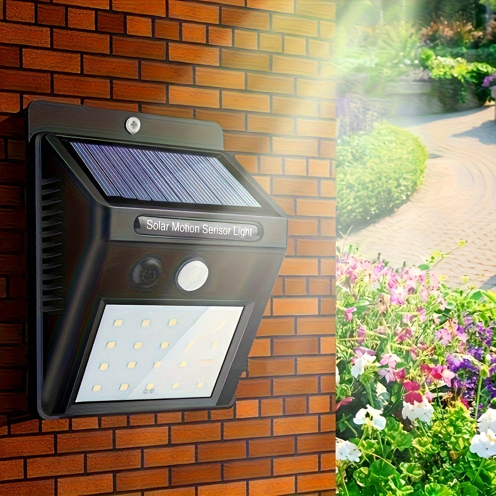 20 LED Solar Sensor Wall Light (Pack of 3) – Catterton