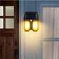 LED Double Bulb Solar Wall light (Pack Of 2)