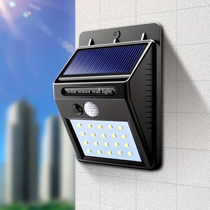 Automatic 20 LED Solar Sensor LED Light (Pack of 3)