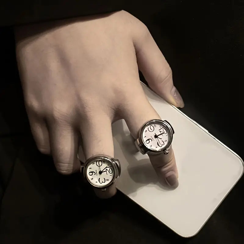 Unique Designed Finger Watch + Ring