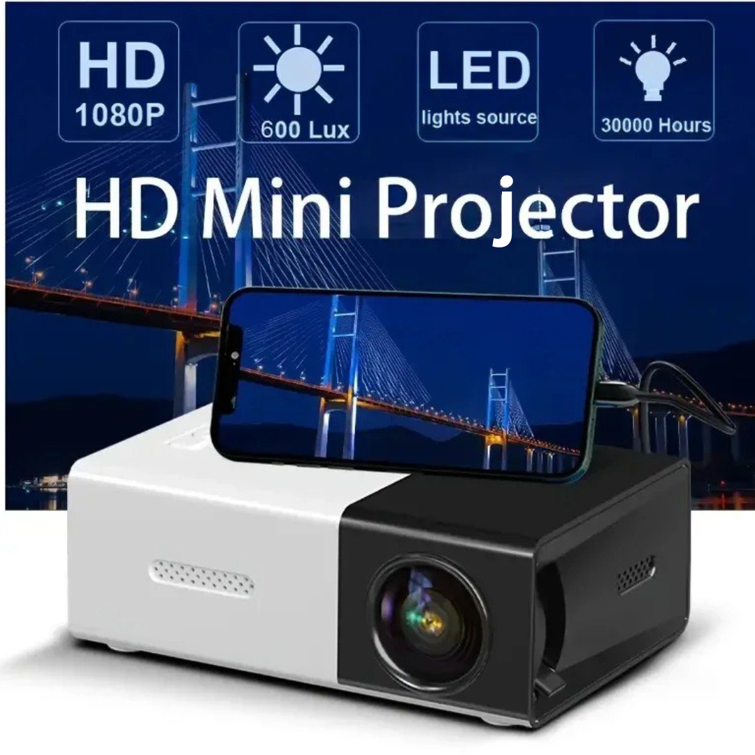 Portable HD Mini LED Projector 🎥