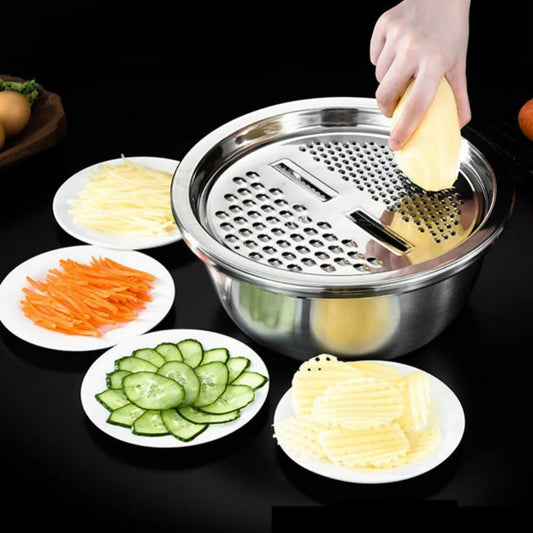 Multifunctional Drain Basket Vegetable Cutter