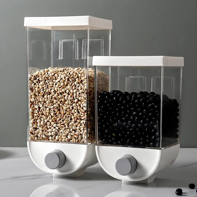 Wall Mount Press Grain Container