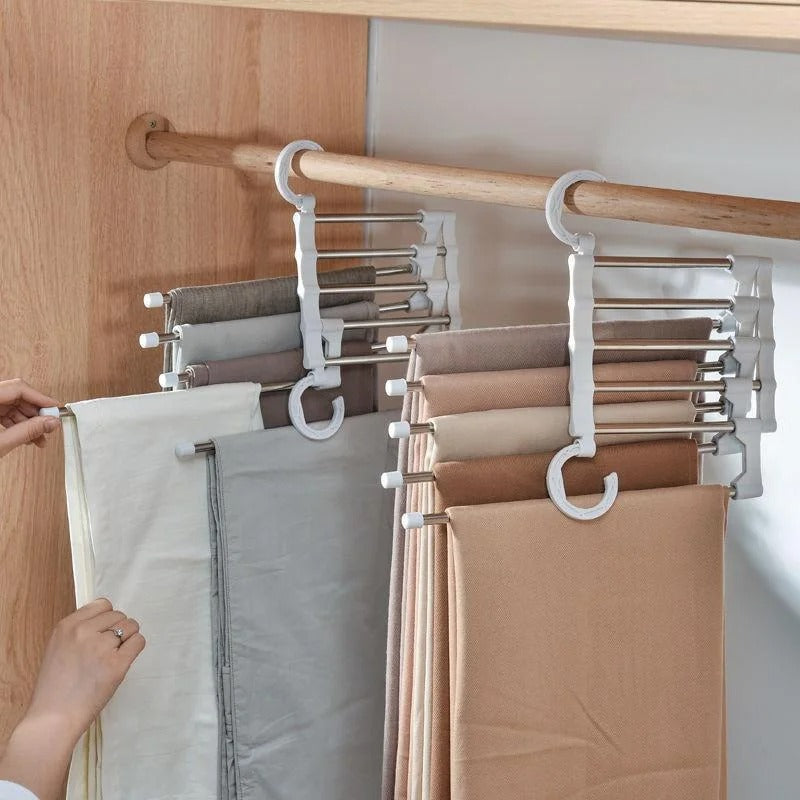 5 in 1 Stainless Steel Foldable Hanger