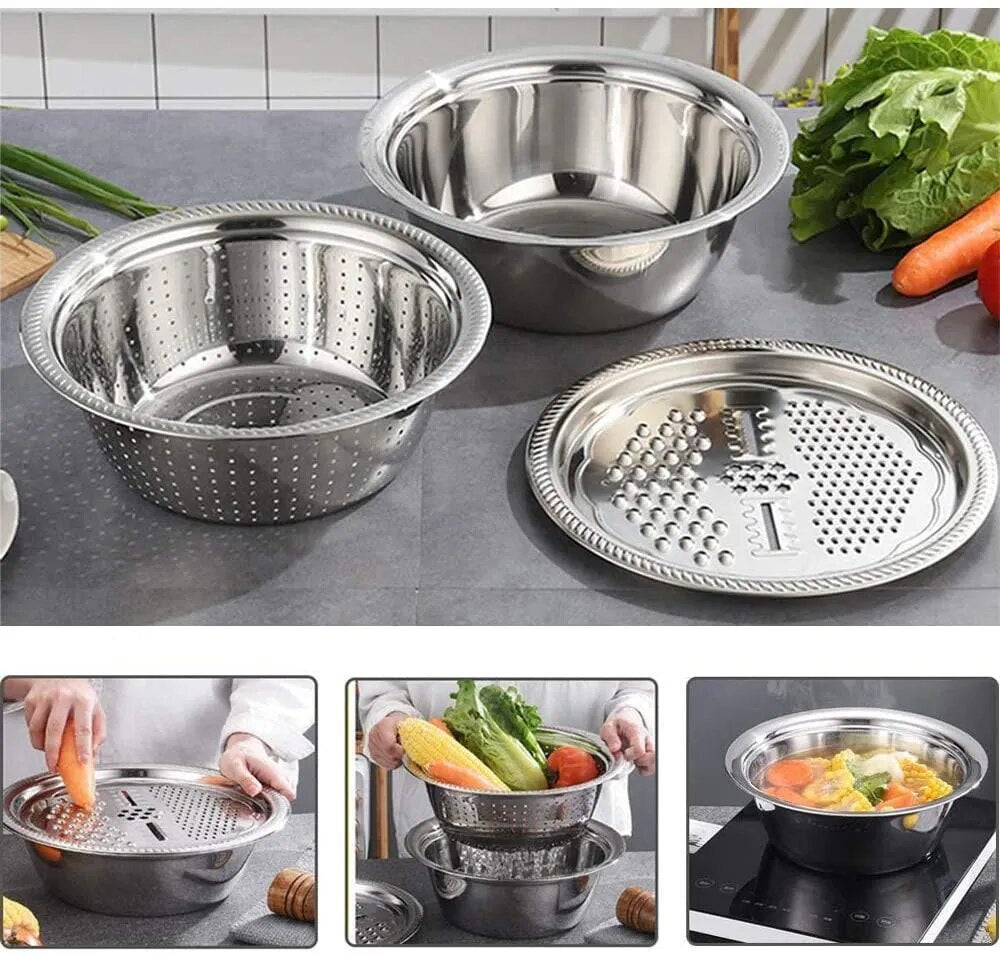 Multifunctional Drain Basket Vegetable Cutter