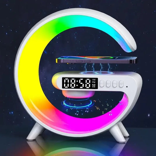 G Shape RGB Lamp + Speaker + Wireless Charger🌠