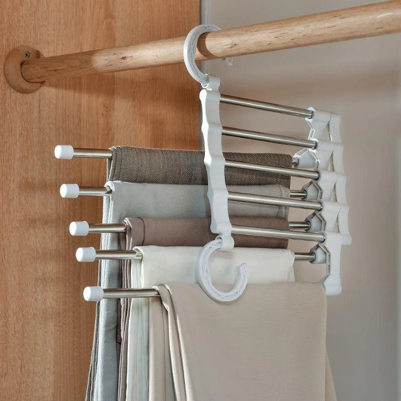 5 in 1 Stainless Steel Foldable Hanger