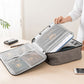 Multilayer Travel File Organizer Waterproof Document Storage Bag