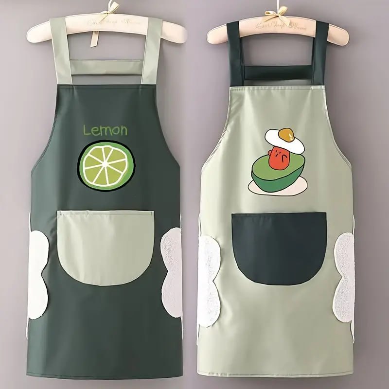 Waterproof Hand-Wiping Apron for Kitchen