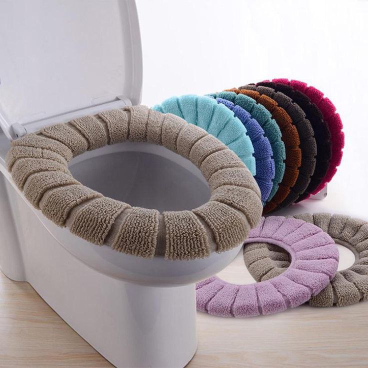 Comfy and Winter Proof Toilet Lid Seat Cushion (Pack Of 5)