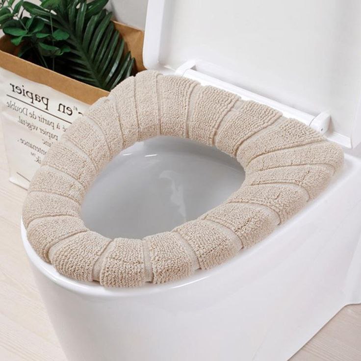 Comfy and Winter Proof Toilet Lid Seat Cushion (Pack Of 5)