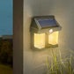 LED Double Bulb Solar Wall light (Pack Of 2)