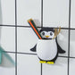 Unique Self Adhesive Penguin Storage Rack (Pack Of 3)