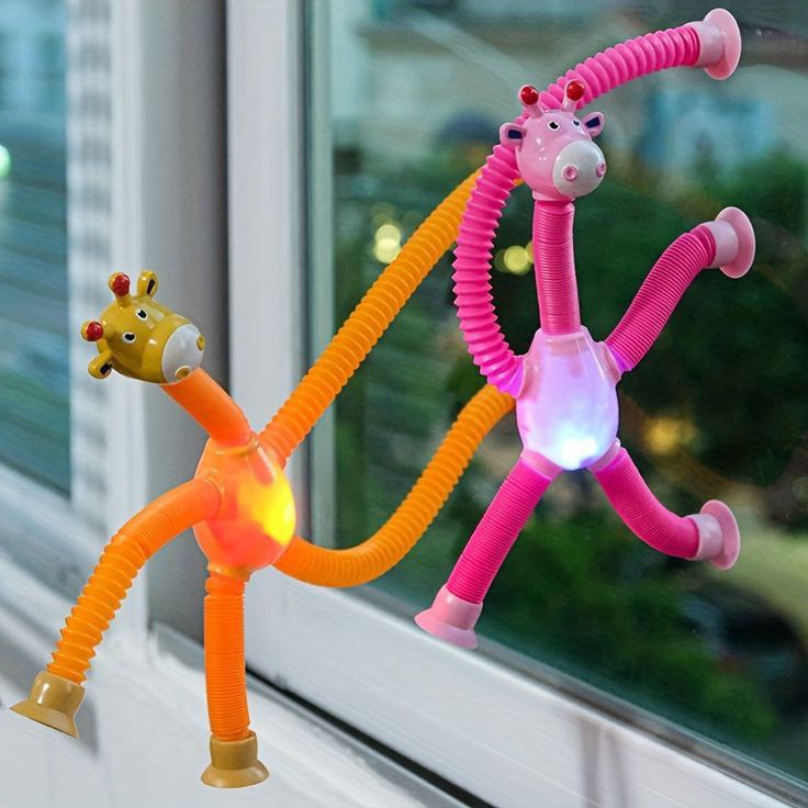 Shape-Changing Giraffe Telescopic Toys (Pack Of 2)