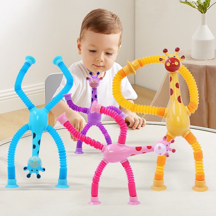 Shape-Changing Giraffe Telescopic Toys (Pack Of 2)