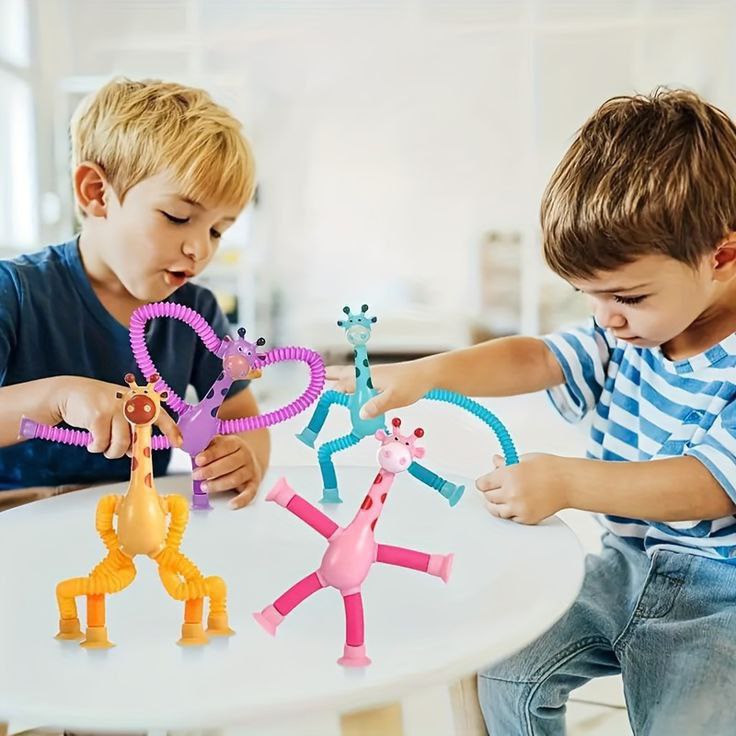 Shape-Changing Giraffe Telescopic Toys (Pack Of 2)