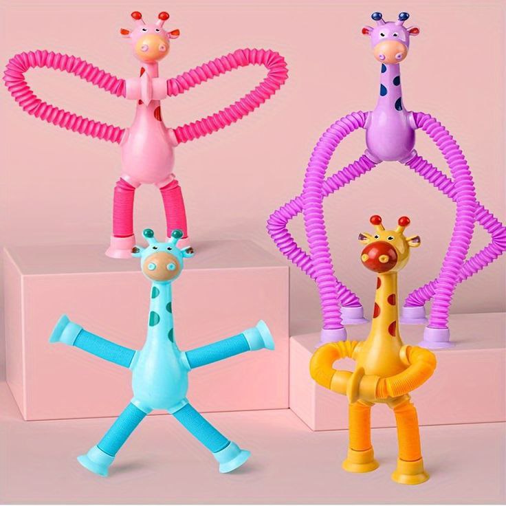 Shape-Changing Giraffe Telescopic Toys (Pack Of 2)