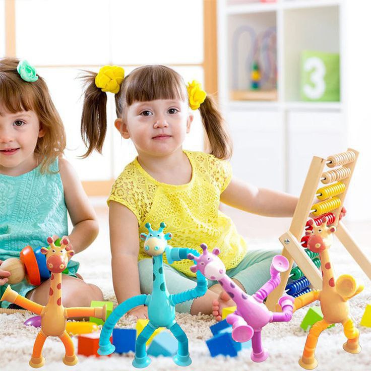 Shape-Changing Giraffe Telescopic Toys (Pack Of 2)