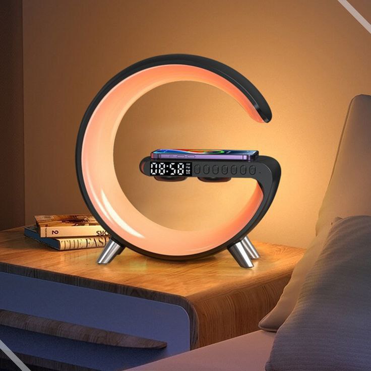 Wireless G-Shaped LED Lamp Speaker