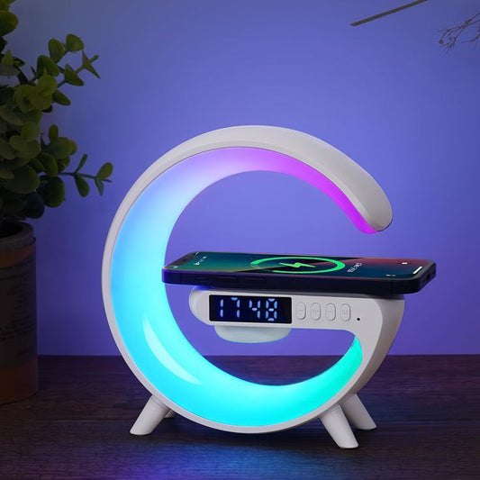 Wireless G-Shaped LED Lamp Speaker