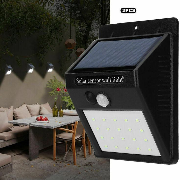 20 LED Outdoor Solar Sensor Light