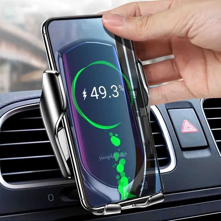 Smart Sensor Car Wireless Charger + Phone Holder