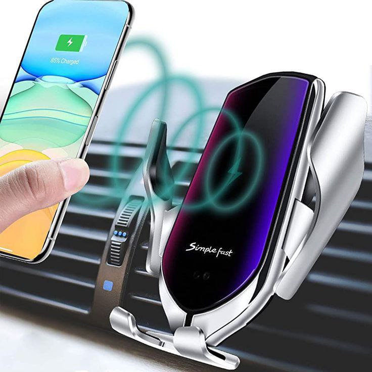 Smart Sensor Car Wireless Charger + Phone Holder