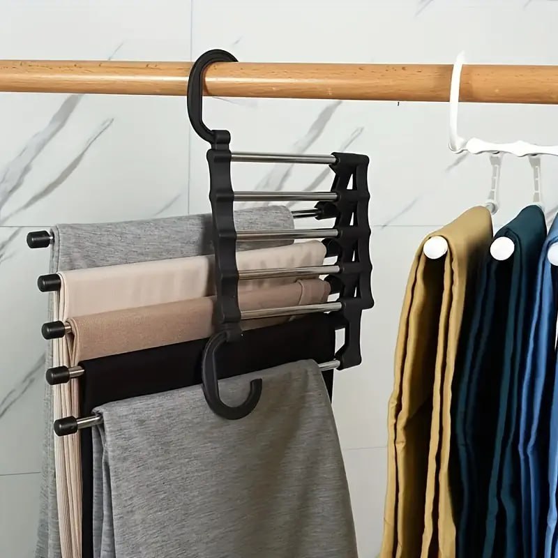 5 in 1 Stainless Steel Foldable Hanger